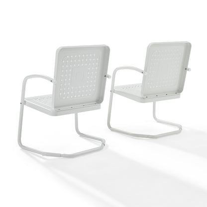 Crosley Furniture - Bates Chair in White (Set of 2) - CO1025-WH veiw 5