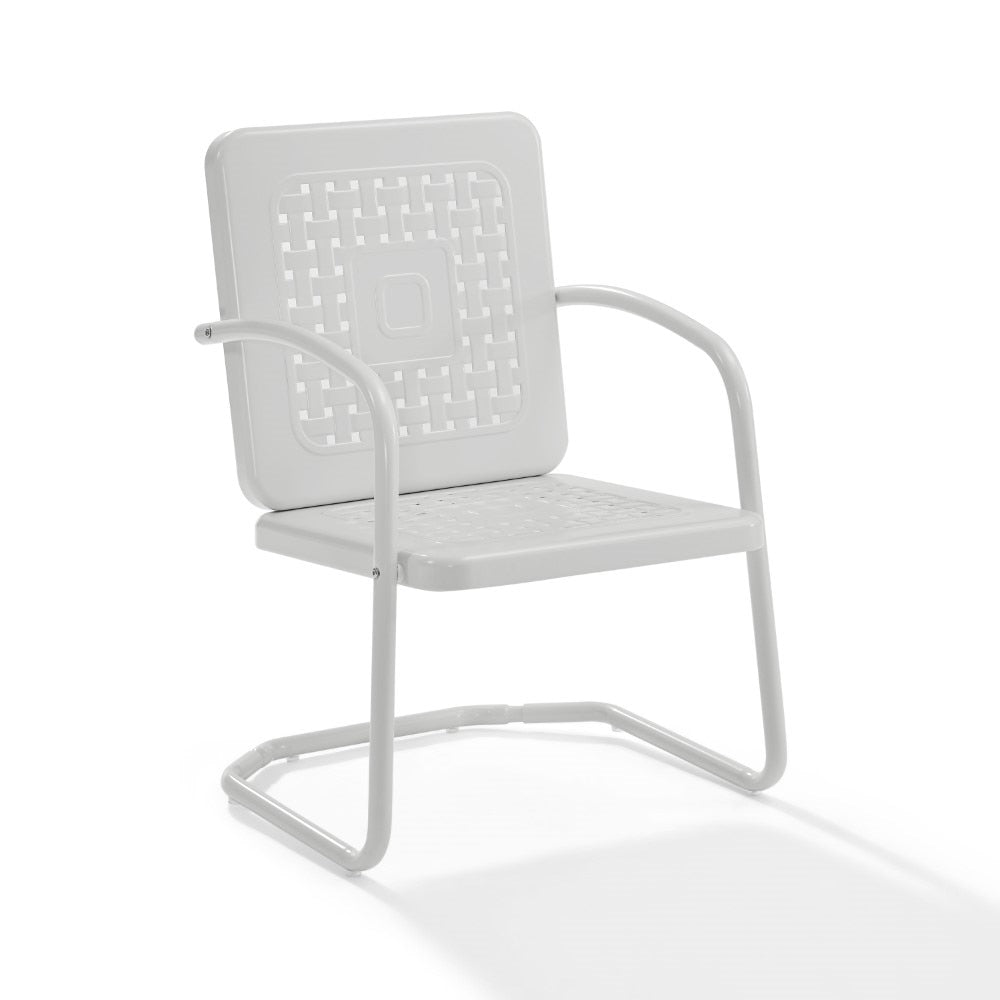 Crosley Furniture - Bates Chair in White (Set of 2) - CO1025-WH veiw 7
