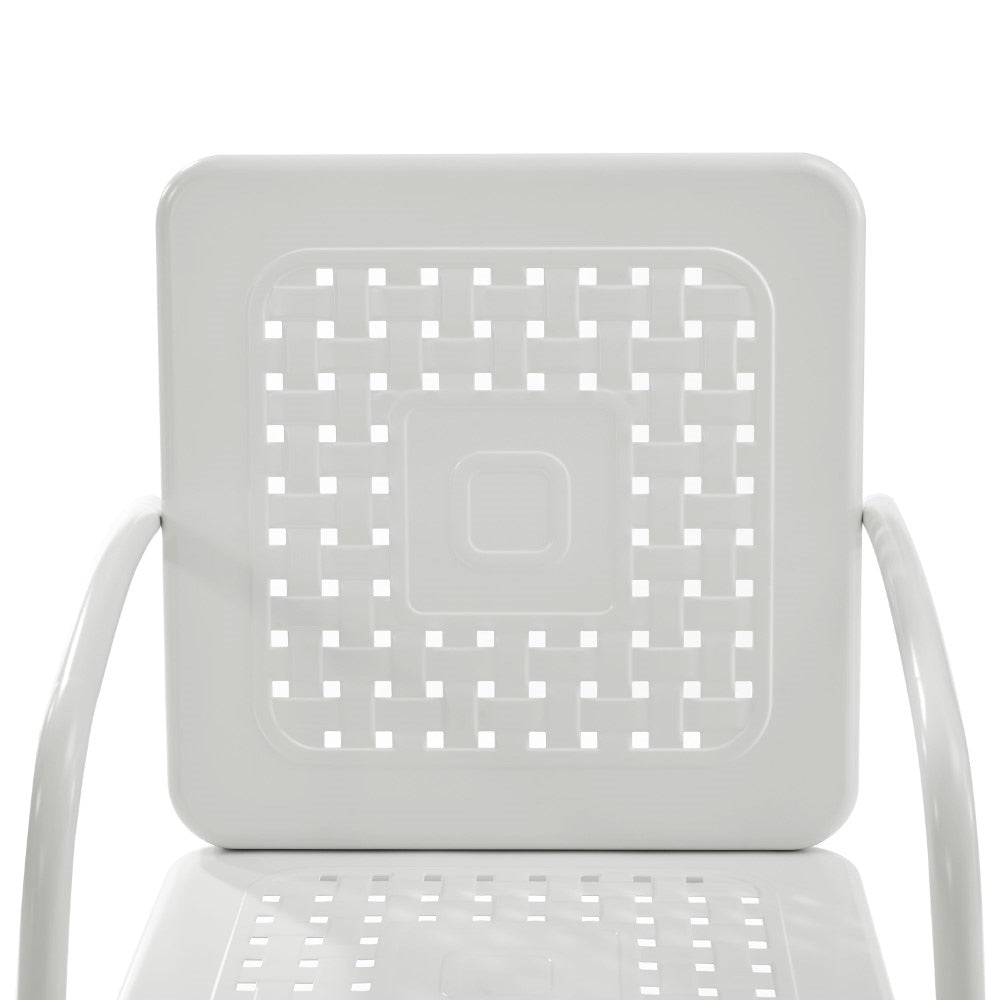Crosley Furniture - Bates Chair in White (Set of 2) - CO1025-WH veiw 8
