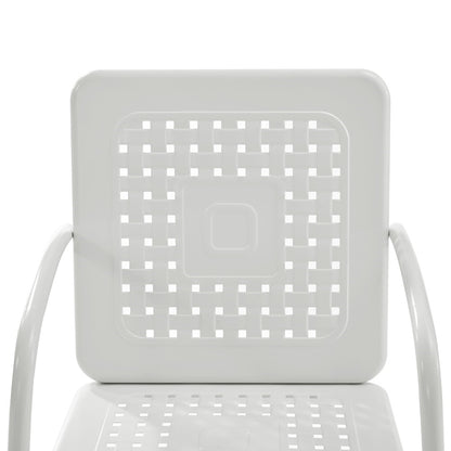 Crosley Furniture - Bates Chair in White (Set of 2) - CO1025-WH veiw 8