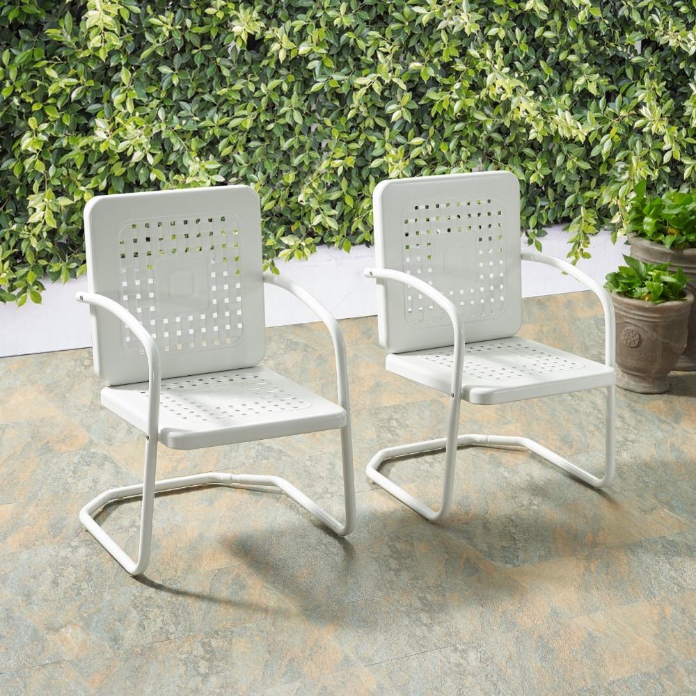 Crosley Furniture - Bates Chair in White (Set of 2) - CO1025-WH veiw 9