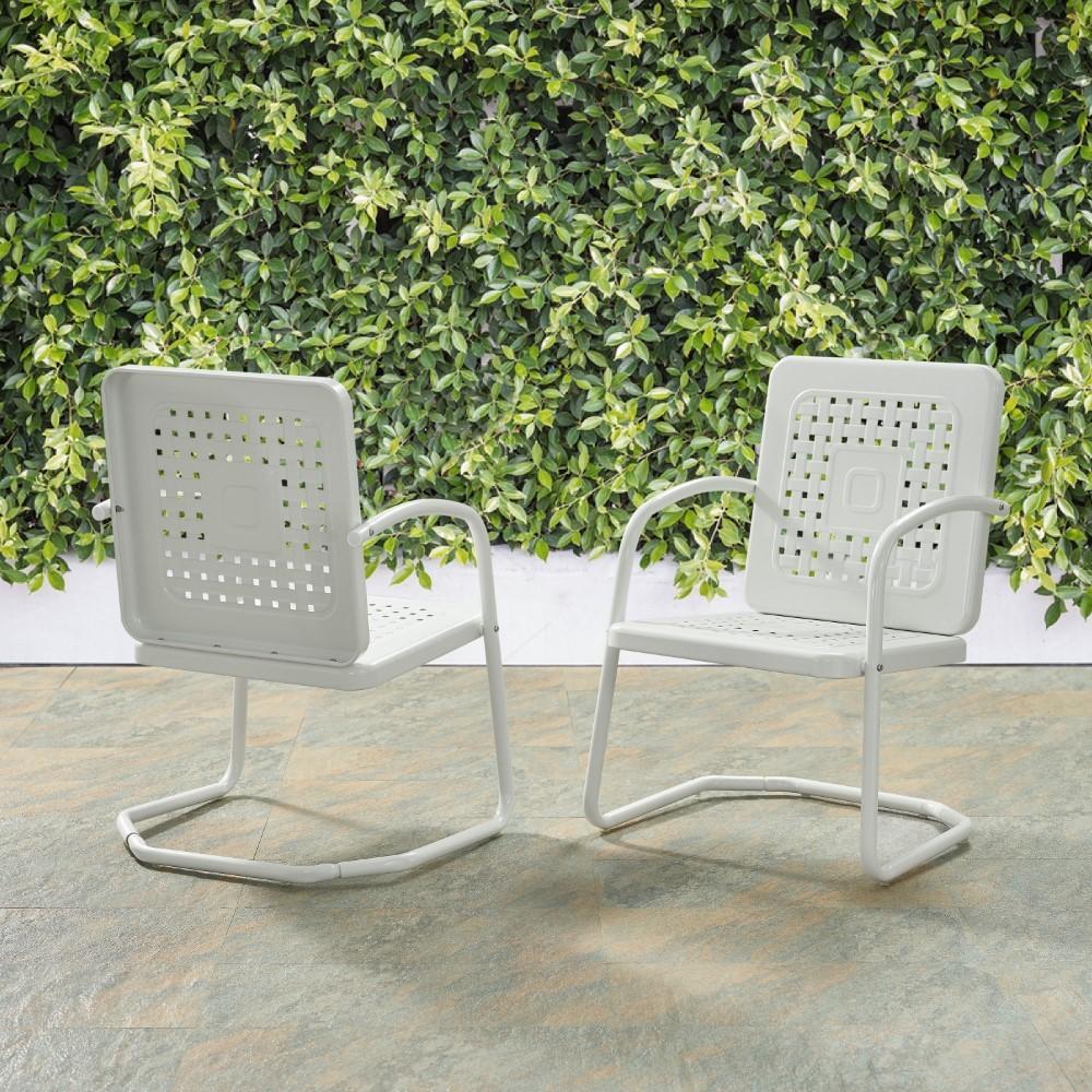 Crosley Furniture - Bates Chair in White (Set of 2) - CO1025-WH veiw 10