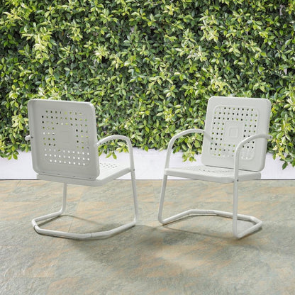 Crosley Furniture - Bates Chair in White (Set of 2) - CO1025-WH veiw 10