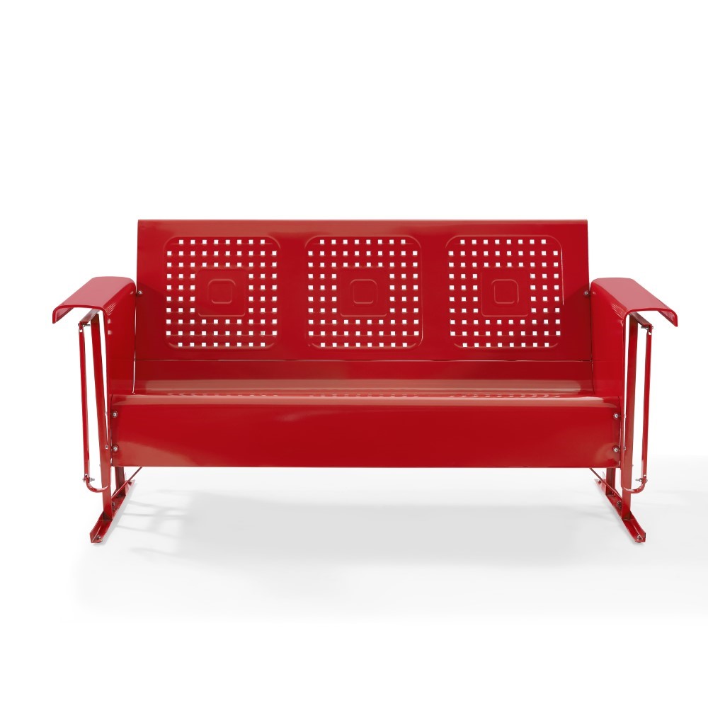 Crosley Furniture - Bates Sofa Glider in Red - CO1023-RE veiw 1
