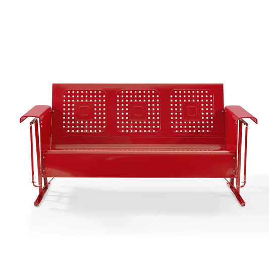 Crosley Furniture - Bates Sofa Glider in Red - CO1023-RE veiw 1