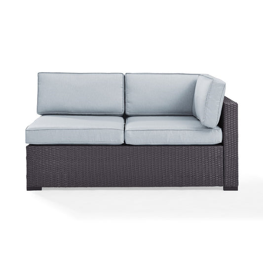 Crosley Furniture - Biscayne Loveseat With Int Arm With Mist Cushions - KO70129BR-MI_CLOSEOUT veiw 1