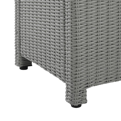 Crosley Furniture - Bradenton Outdoor Wicker Coffee Table Gray - CO7208-GY view 5