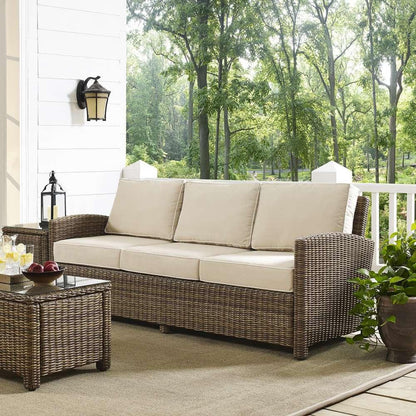 Crosley Furniture - Bradenton Sofa with Sand Cushions - KO70049WB-SA veiw 1