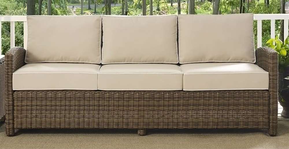 Crosley Furniture - Bradenton Sofa with Sand Cushions - KO70049WB-SA veiw 4
