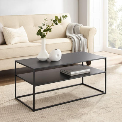 Crosley Furniture - Braxton Coffee Table Matte Black - CF1402-MB veiw 6