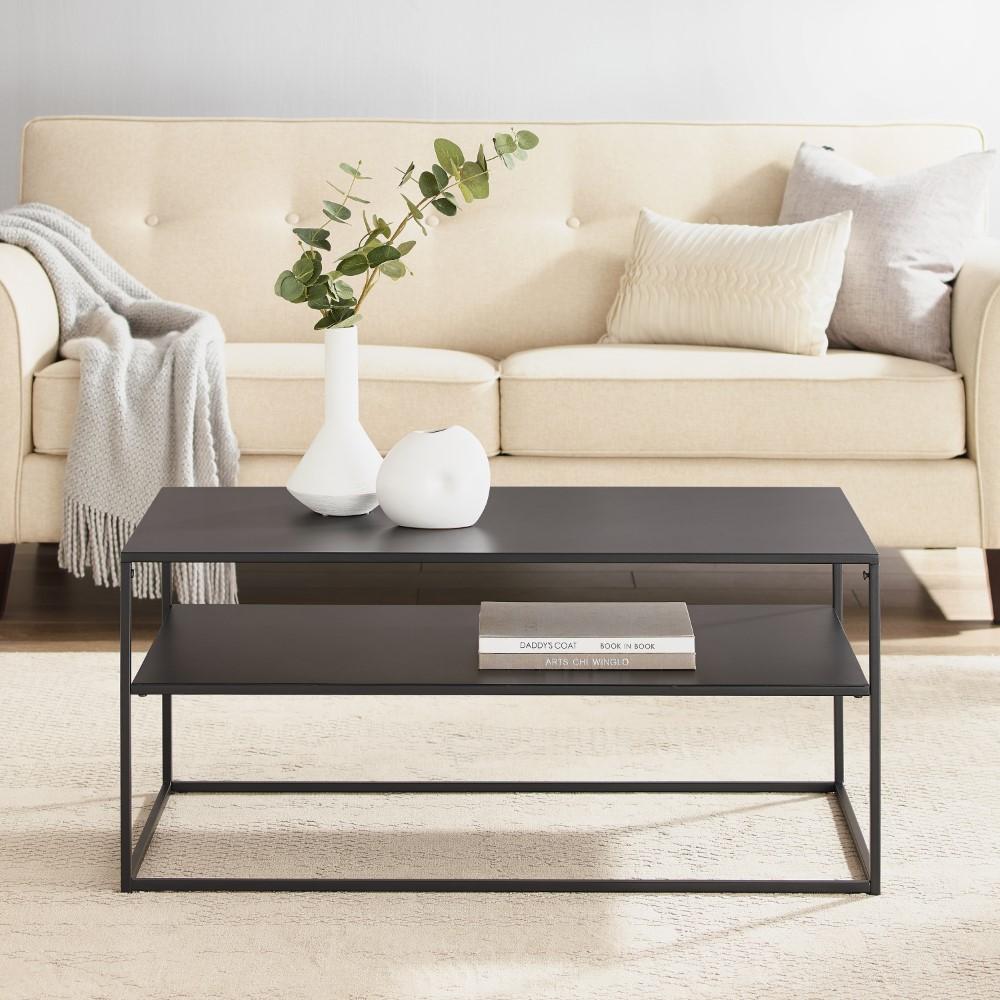 Crosley Furniture - Braxton Coffee Table Matte Black - CF1402-MB veiw 7
