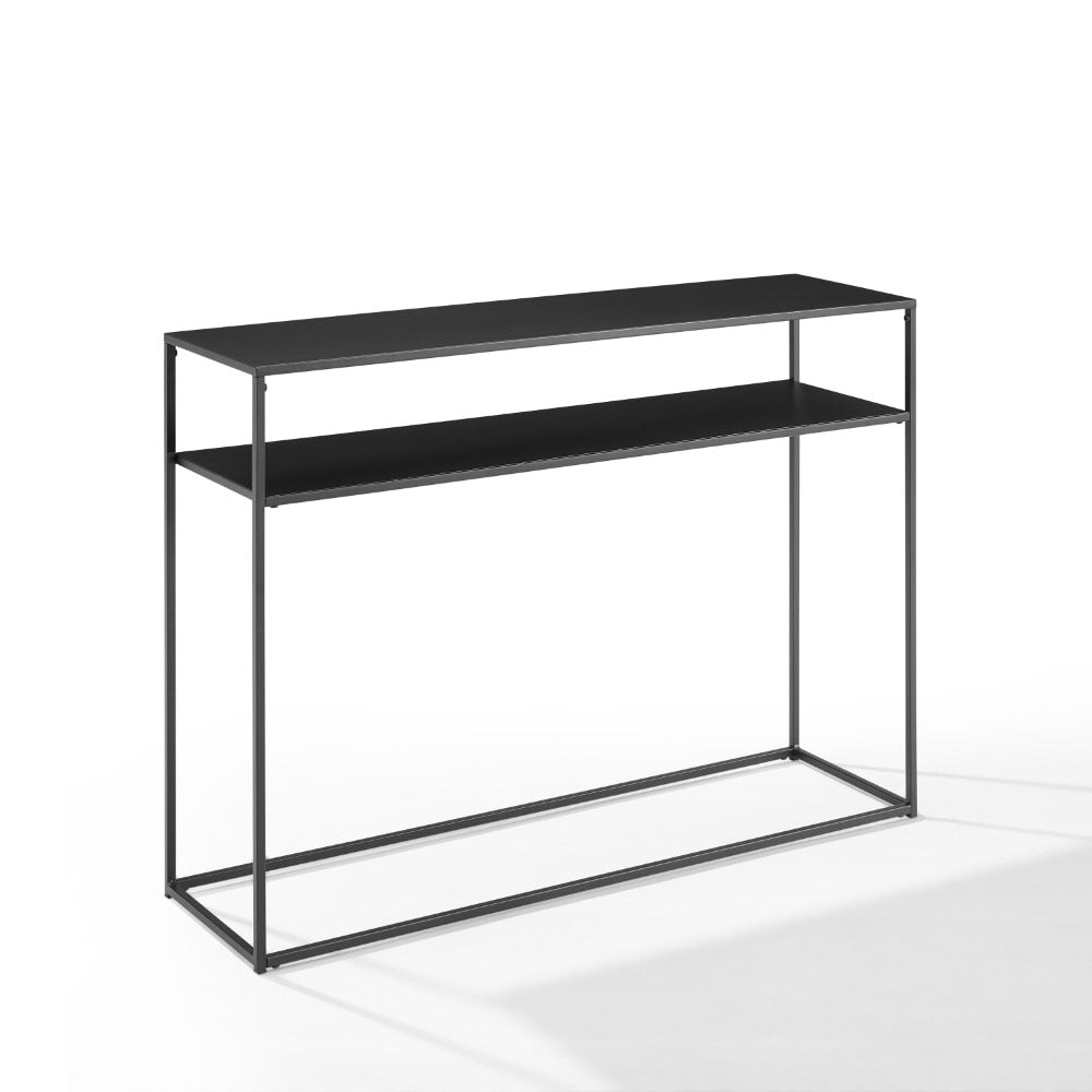 Crosley Furniture - Braxton Console Table Matte Black - CF1400-MB veiw 1