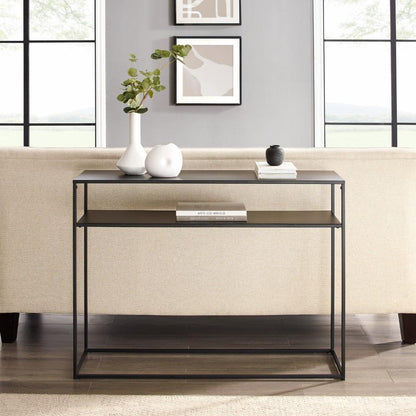 Crosley Furniture - Braxton Console Table Matte Black - CF1400-MB veiw 7