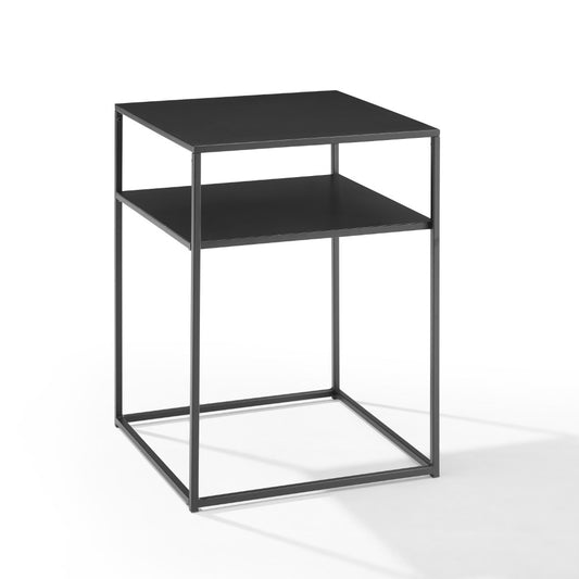 Crosley Furniture - Braxton End Table Matte Black - CF1401-MB veiw 1