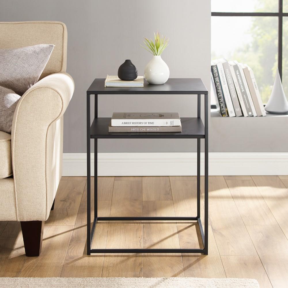 Crosley Furniture - Braxton End Table Matte Black - CF1401-MB veiw 6