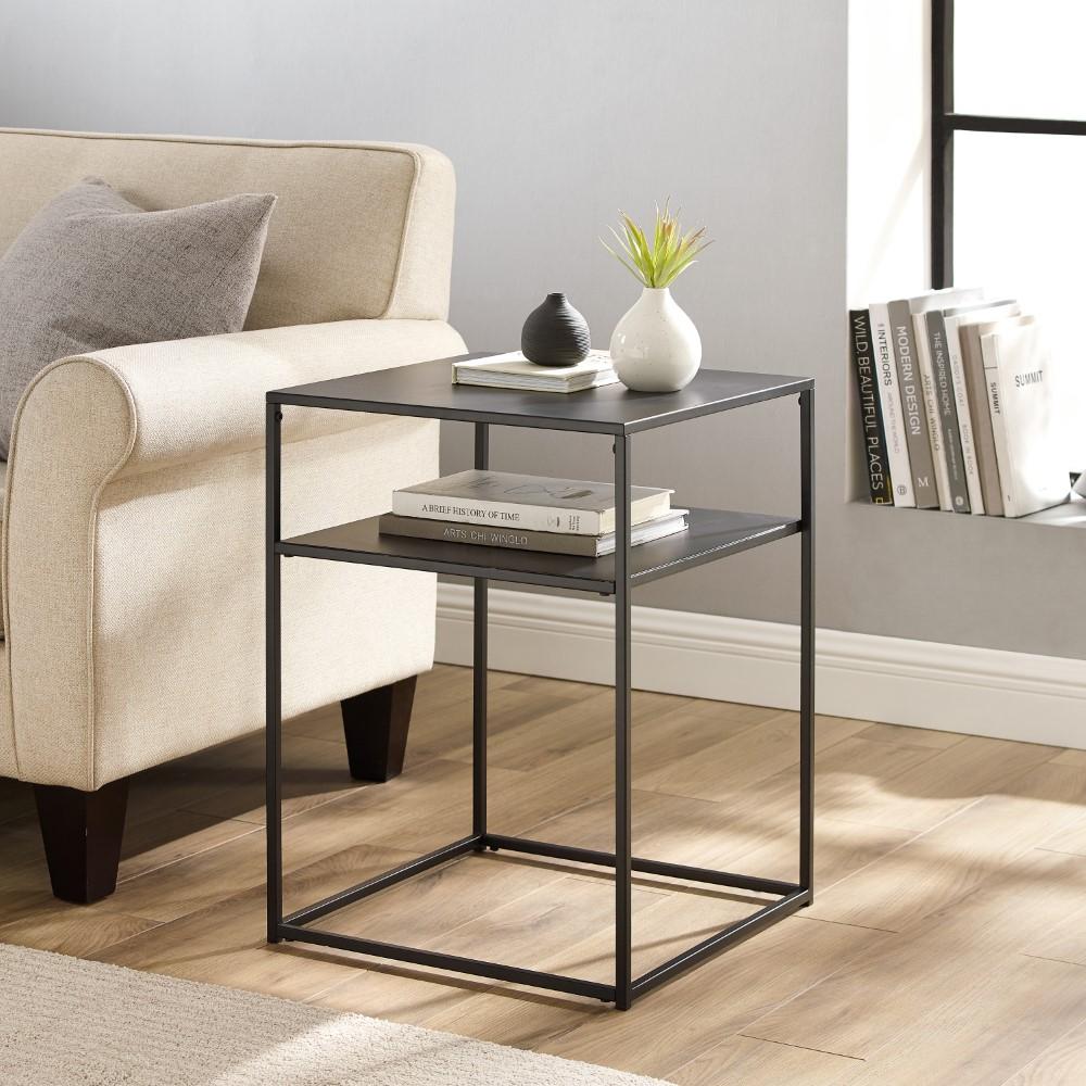 Crosley Furniture - Braxton End Table Matte Black - CF1401-MB veiw 7