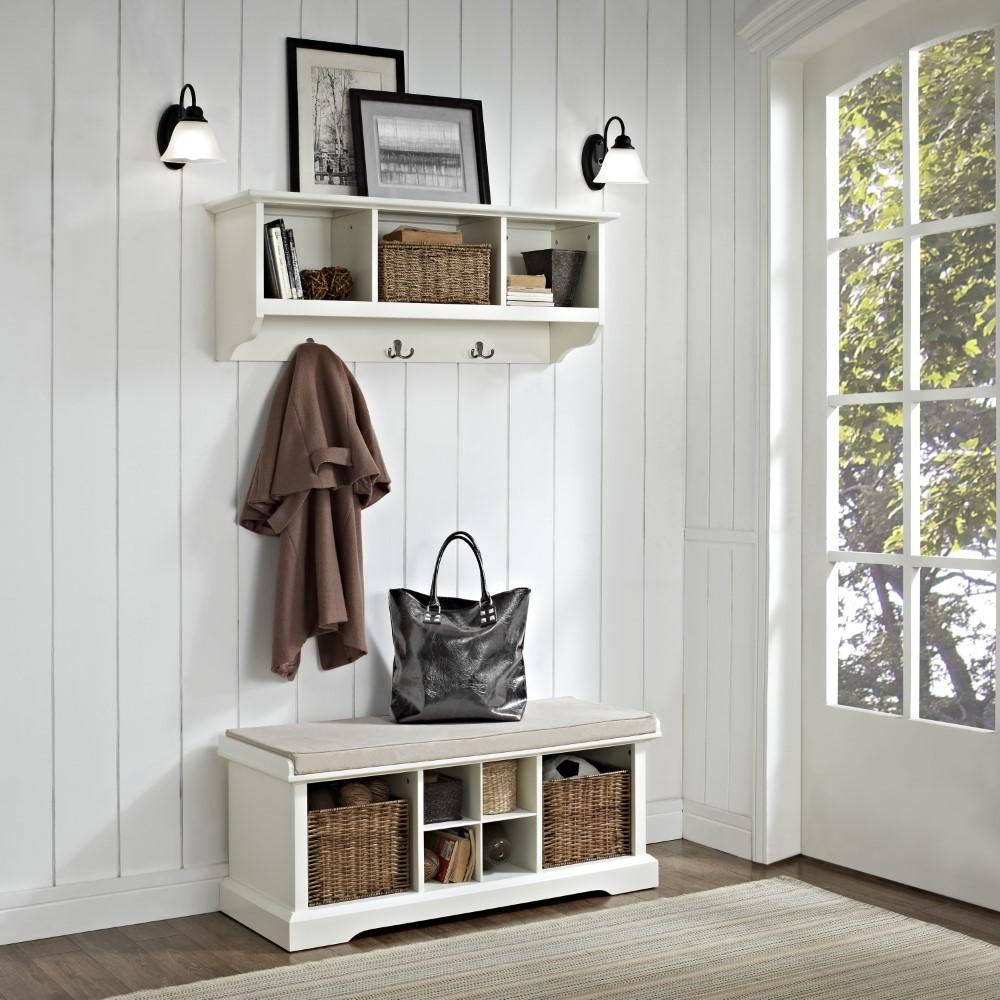Crosley Furniture - Brennan 2Pc Entryway Set - KF60001WH veiw 1