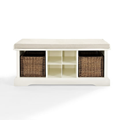 Crosley Furniture - Brennan Storage Bench - CF6003-WH veiw 1