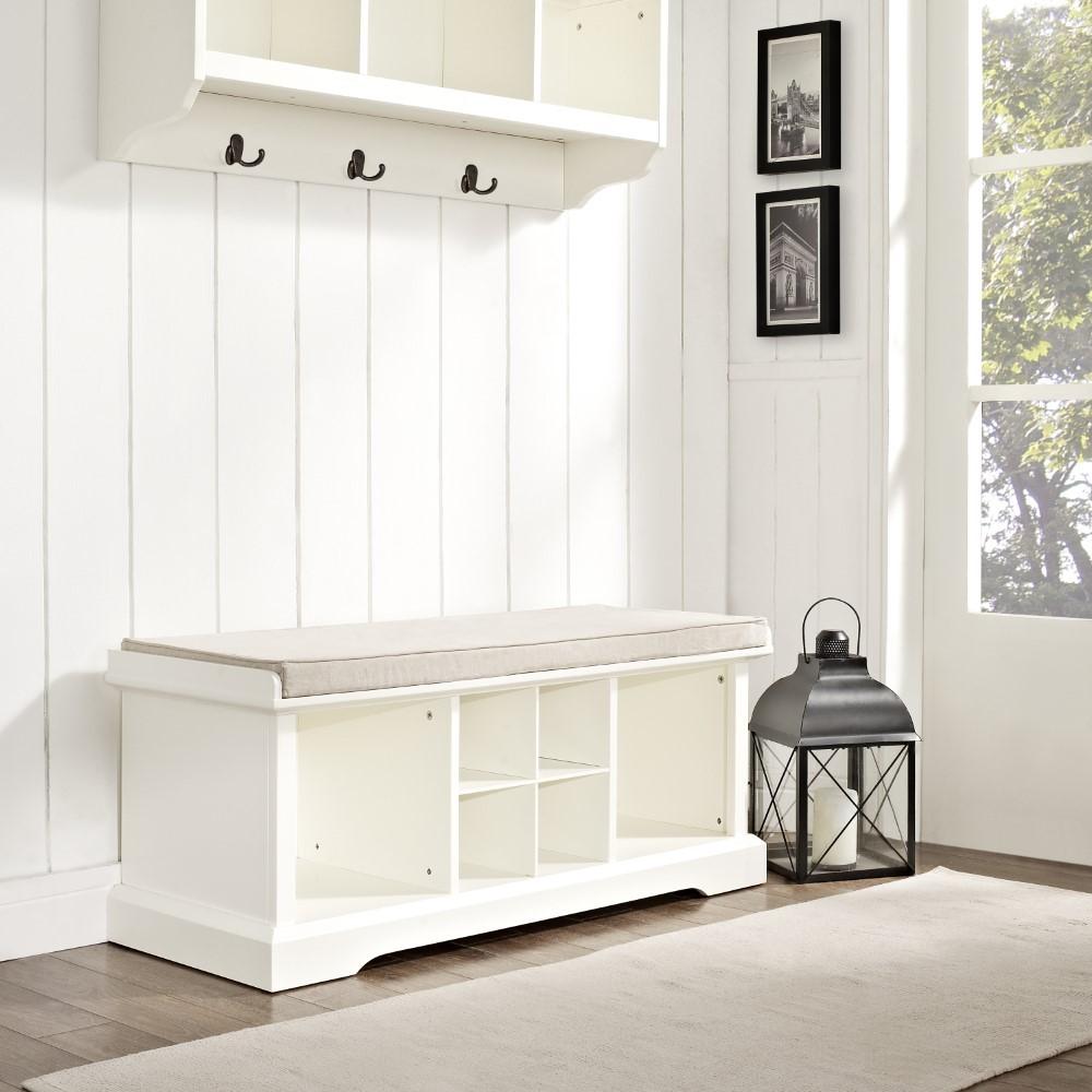 Crosley Furniture - Brennan Storage Bench - CF6003-WH veiw 2