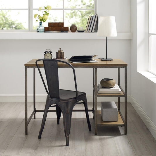 Crosley Furniture - Brooke Desk Washed Oak - CF6512-WO veiw 1