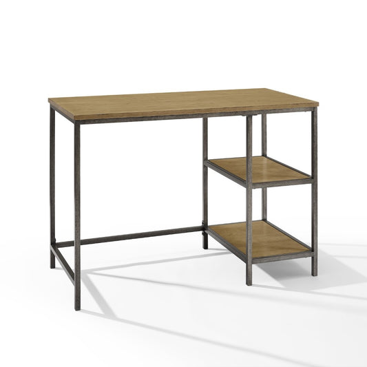 Crosley Furniture - Brooke Desk Washed Oak - CF6512-WO veiw 2