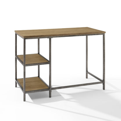 Crosley Furniture - Brooke Desk Washed Oak - CF6512-WO veiw 4