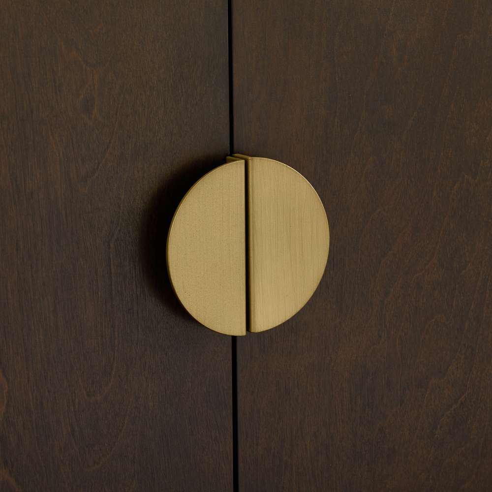 Crosley Furniture -  Cabinet Blair Bar  Dark Brown/Gold - CF4012-BR veiw 6