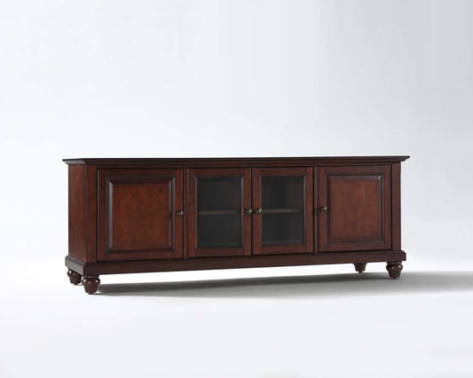 Crosley Furniture - Cambridge 60in Low Profile TV Stand in Vintage Mahogany Finish - KF10005DMA veiw 1