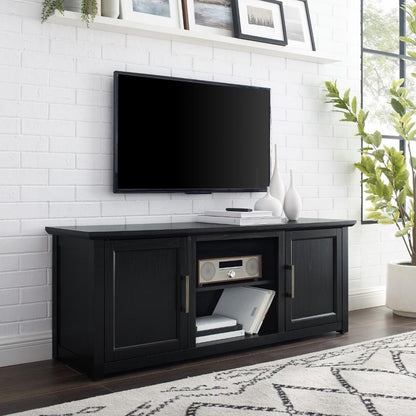 Crosley Furniture - Camden 58in Low Profile Tv Stand Black - CF101158-BK veiw 8