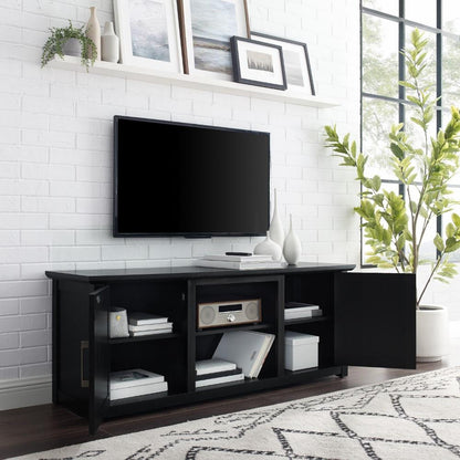 Crosley Furniture - Camden 58in Low Profile Tv Stand Black - CF101158-BK veiw 10