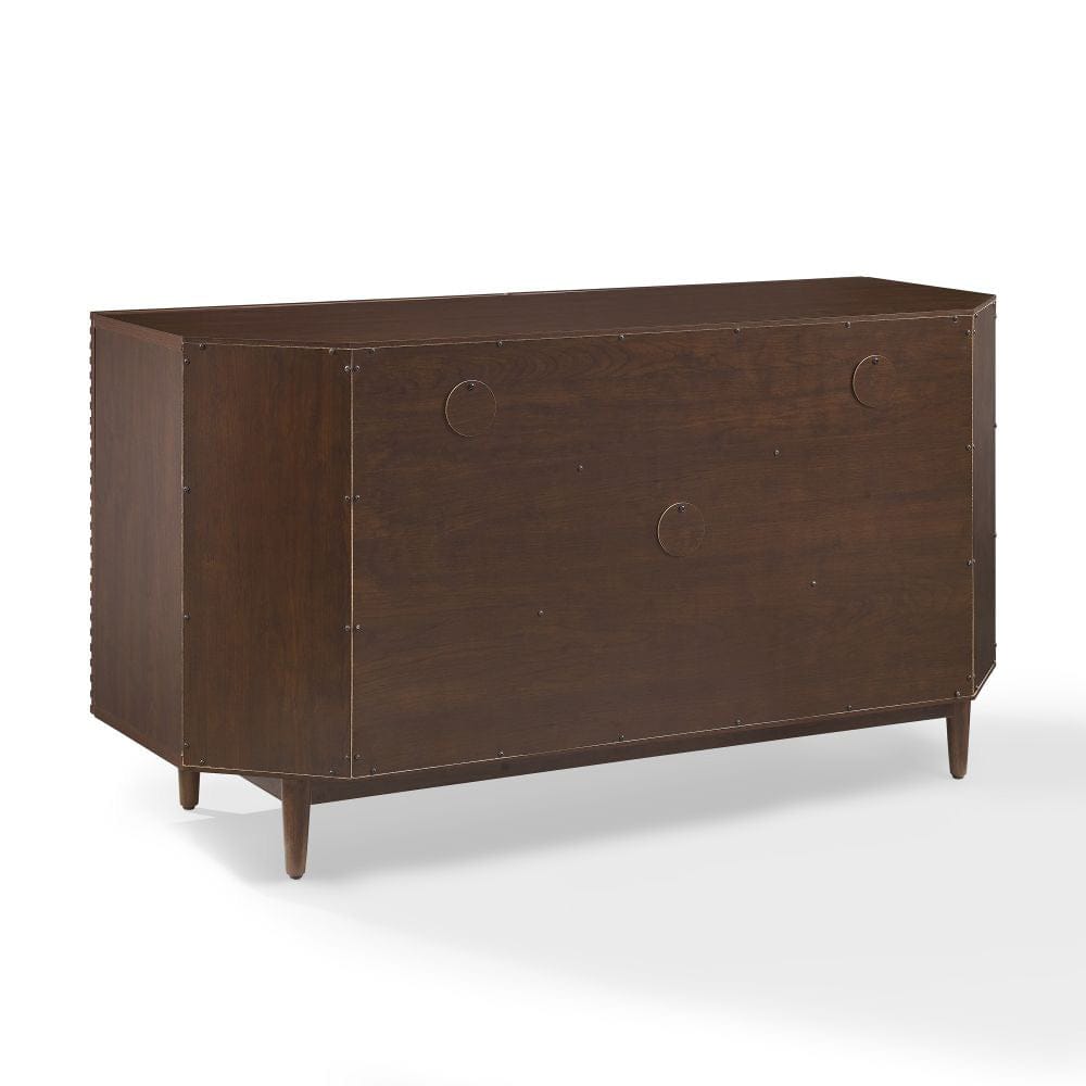 Crosley Furniture - Cameron Corner Record Player Cabinet With Vinyl Storage - CF1177-BR view 3