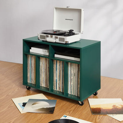 Crosley Furniture - Carlo Rolling Record Player Stand With Vinyl Storage - CF1134-DT view 7