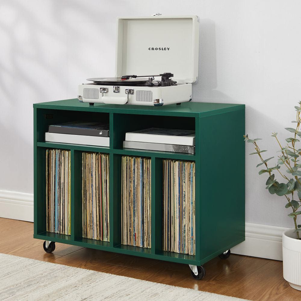 Crosley Furniture - Carlo Rolling Record Player Stand With Vinyl Storage - CF1134-DT view 8