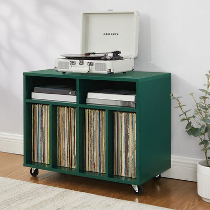 Crosley Furniture - Carlo Rolling Record Player Stand With Vinyl Storage - CF1134-DT view 8