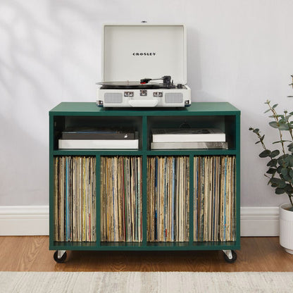 Crosley Furniture - Carlo Rolling Record Player Stand With Vinyl Storage - CF1134-DT view 9