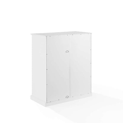 Crosley Furniture Cecily Stackable Storage Pantry White/Matte Black - CF3125-WH veiw 12