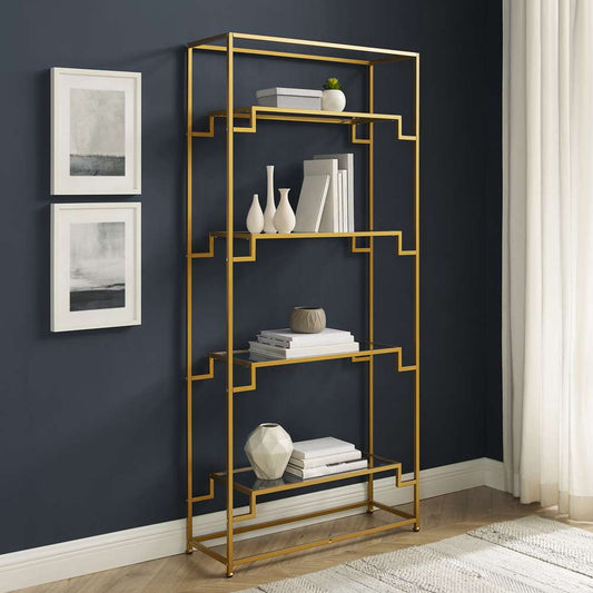 Crosley Furniture - Celeste Etagere Gold - CF1411-GL veiw 1