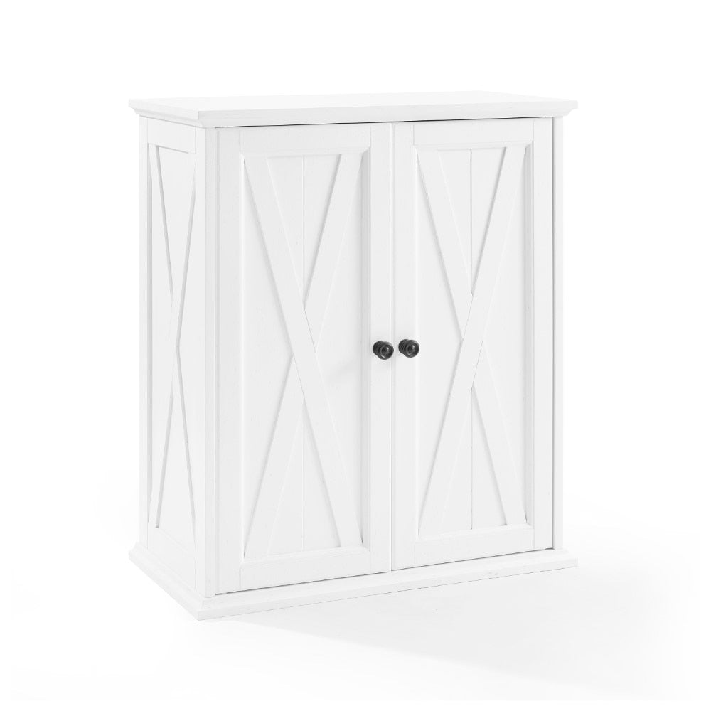 Crosley Furniture - Clifton Stackable Pantry Distressed White - CF3112-WH veiw 1