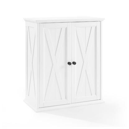 Crosley Furniture - Clifton Stackable Pantry Distressed White - CF3112-WH veiw 1