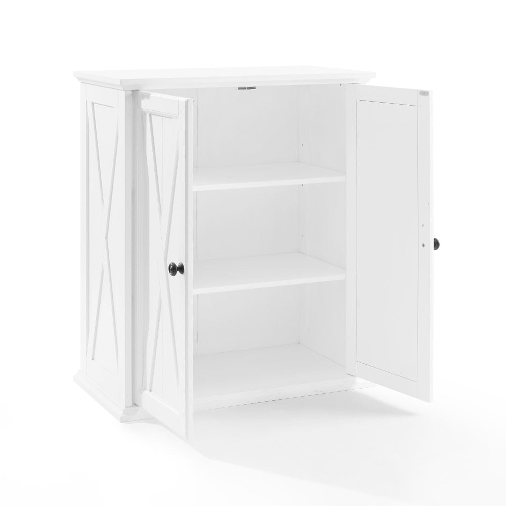 Crosley Furniture - Clifton Stackable Pantry Distressed White - CF3112-WH veiw 3