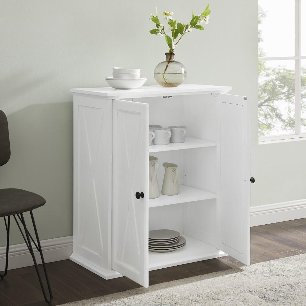 Crosley Furniture - Clifton Stackable Pantry Distressed White - CF3112-WH veiw 9