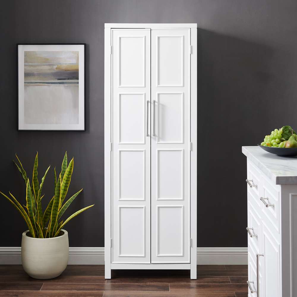 Crosley Furniture - Cutler Storage Pantry White - CF3135-WH veiw 3