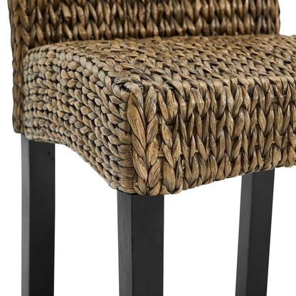 Crosley Furniture - Edgewater 4Pc Dining Chair Set Seagrass/Darkbrown - 4 Chairs - KF20029SG veiw 6