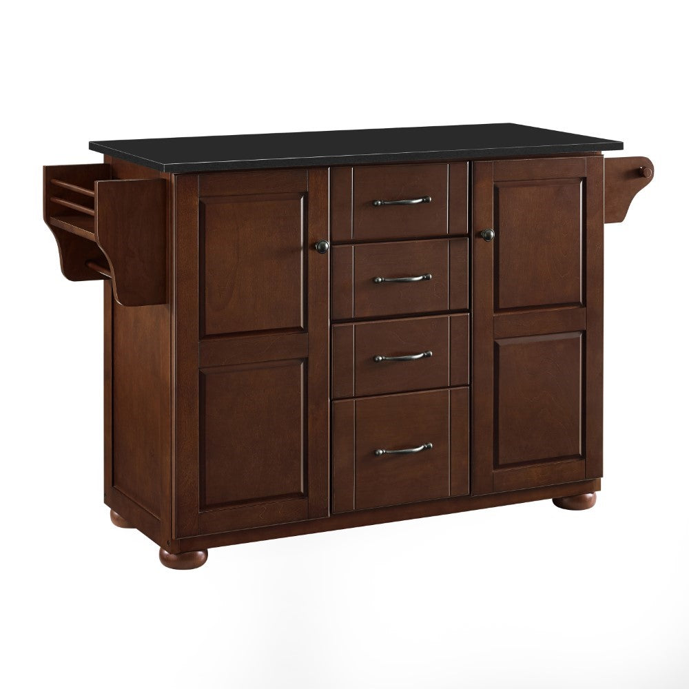 Crosley Furniture - Eleanor Black Granite Top Kitchen Island - KF30174AMA veiw 2