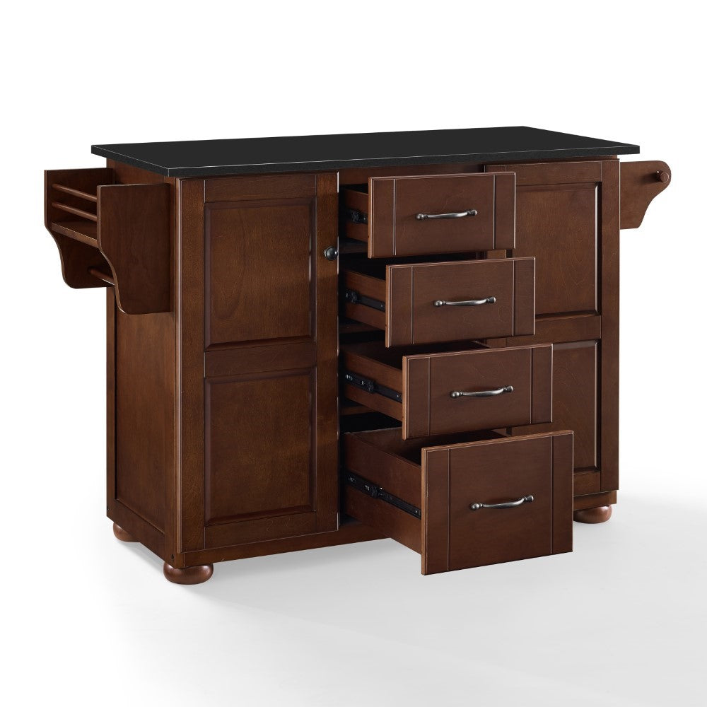 Crosley Furniture - Eleanor Black Granite Top Kitchen Island - KF30174AMA veiw 7