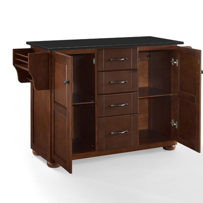 Crosley Furniture - Eleanor Black Granite Top Kitchen Island - KF30174AMA veiw 8