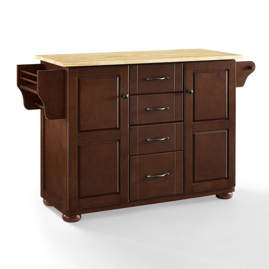 Crosley Furniture - Eleanor Natural Wood Top Kitchen Island - KF30171AMA veiw 1