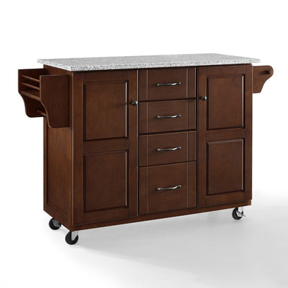 Crosley Furniture - Eleanor Solid Granite Top Kitchen Cart - KF30173EMA veiw 1