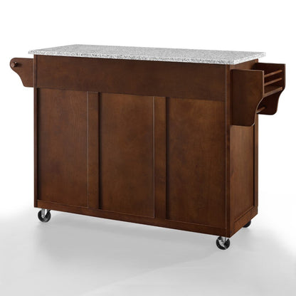 Crosley Furniture - Eleanor Solid Granite Top Kitchen Cart - KF30173EMA veiw 5
