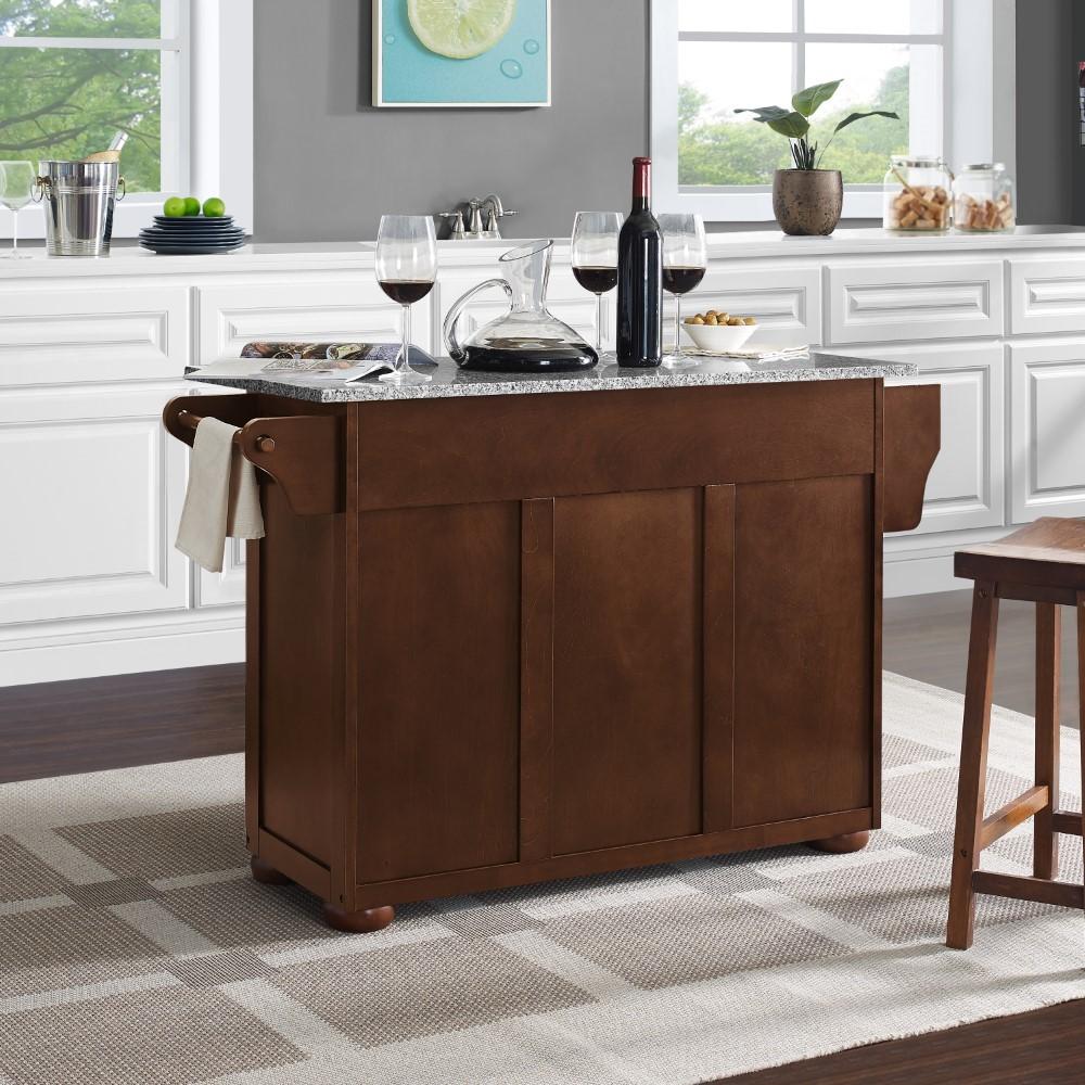 Crosley Furniture - Eleanor Solid Granite Top Kitchen Island - KF30173AMA veiw 10